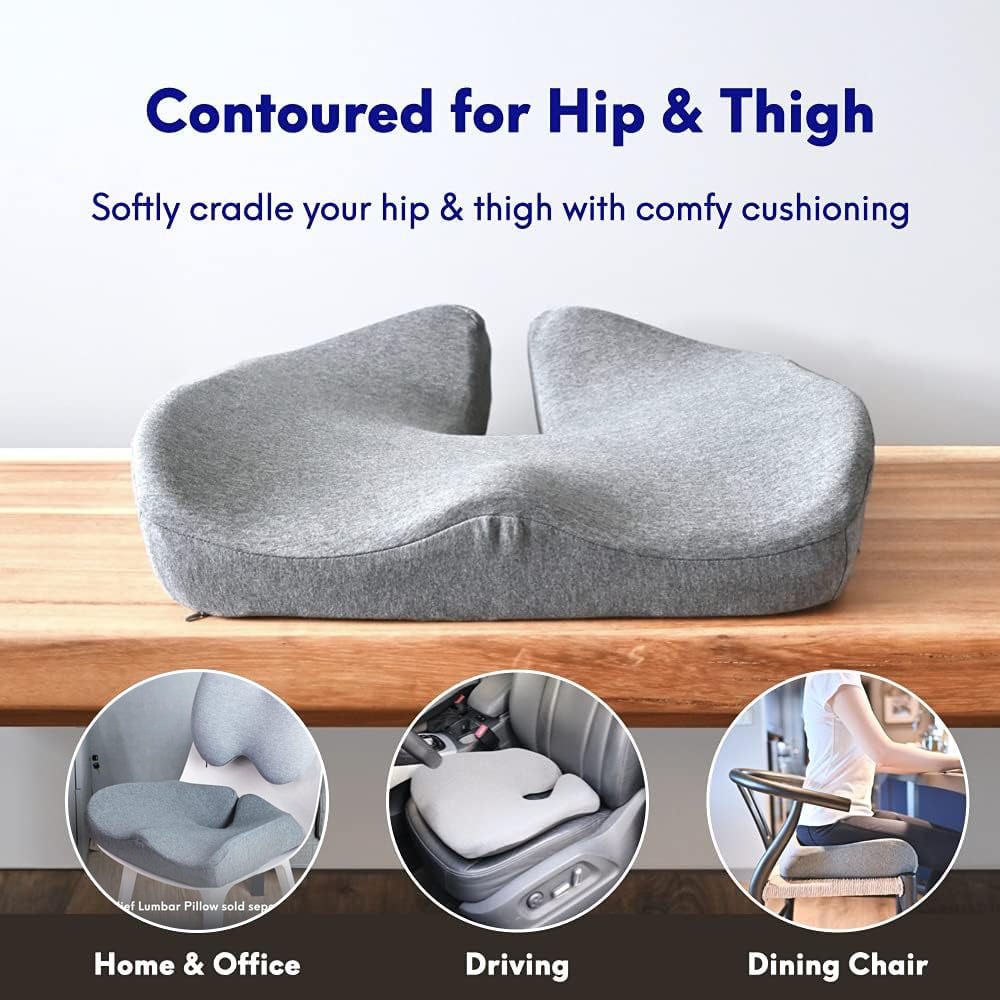 Lumora™ Ergonomic Lumbar Seat Cushion