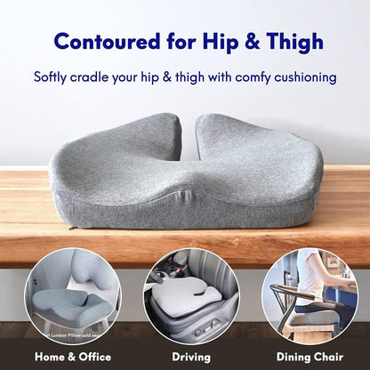 Lumora™ Ergonomic Lumbar Seat Cushion